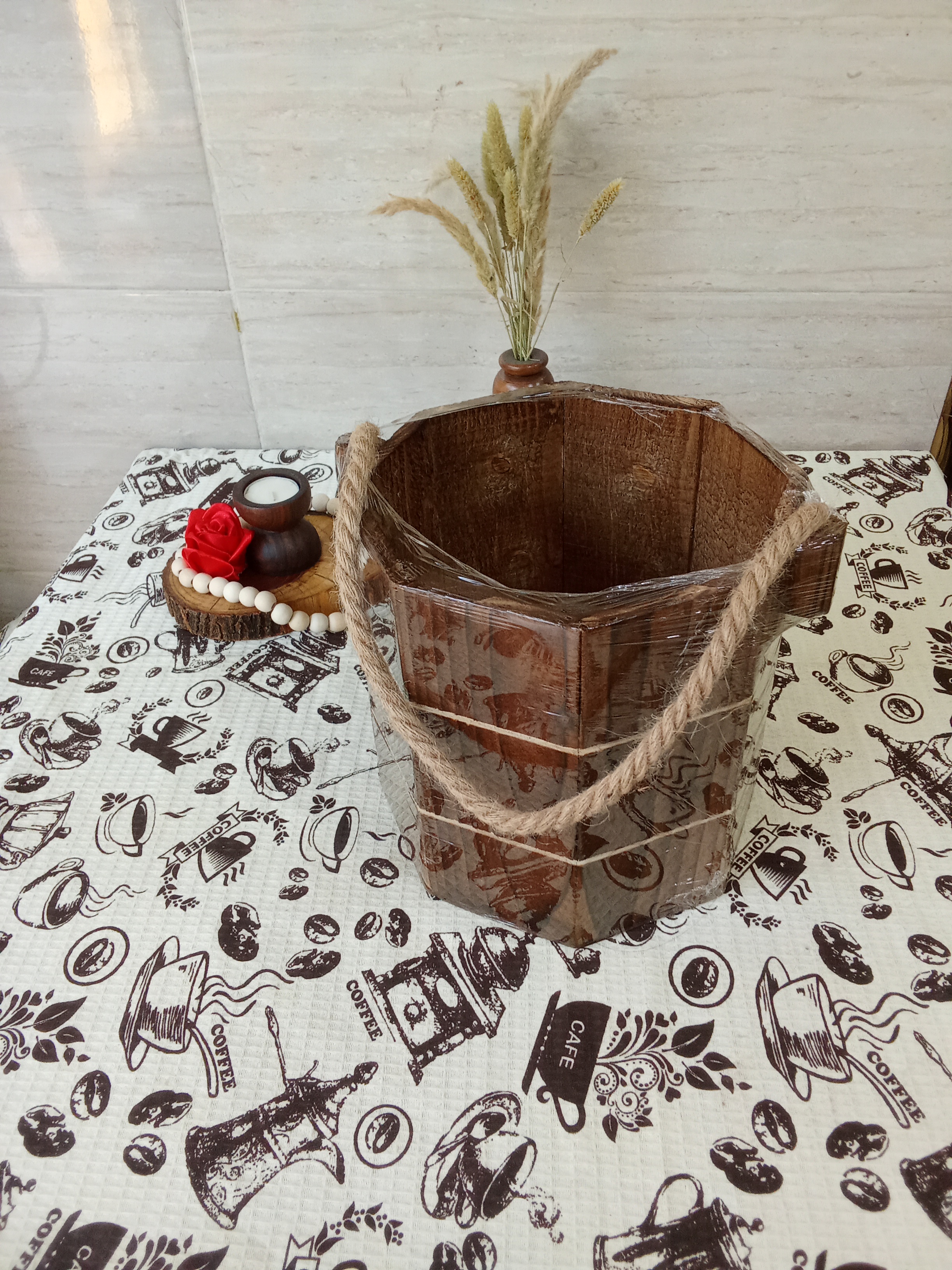 سطل چوبی
