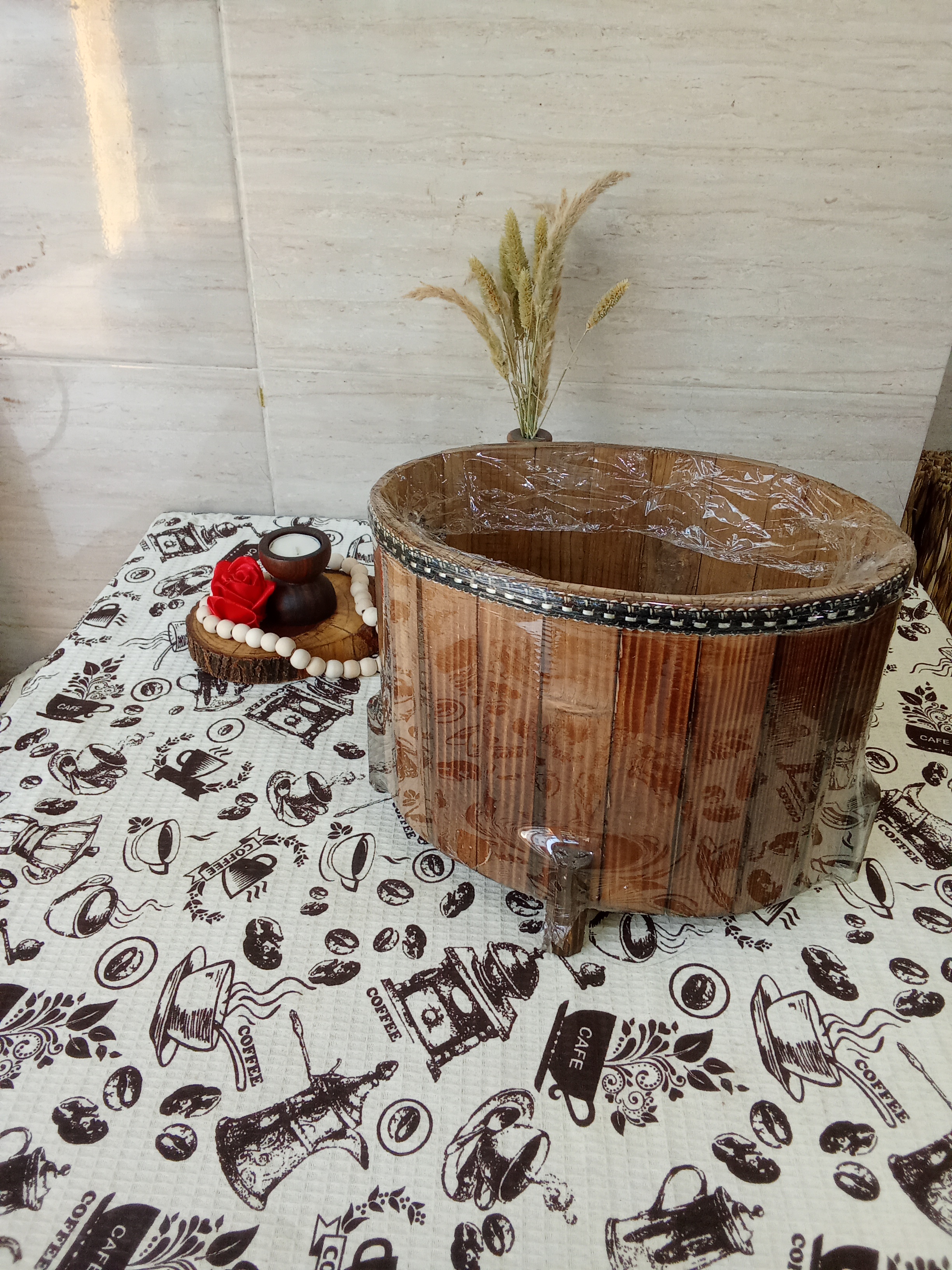 سطل چوبی