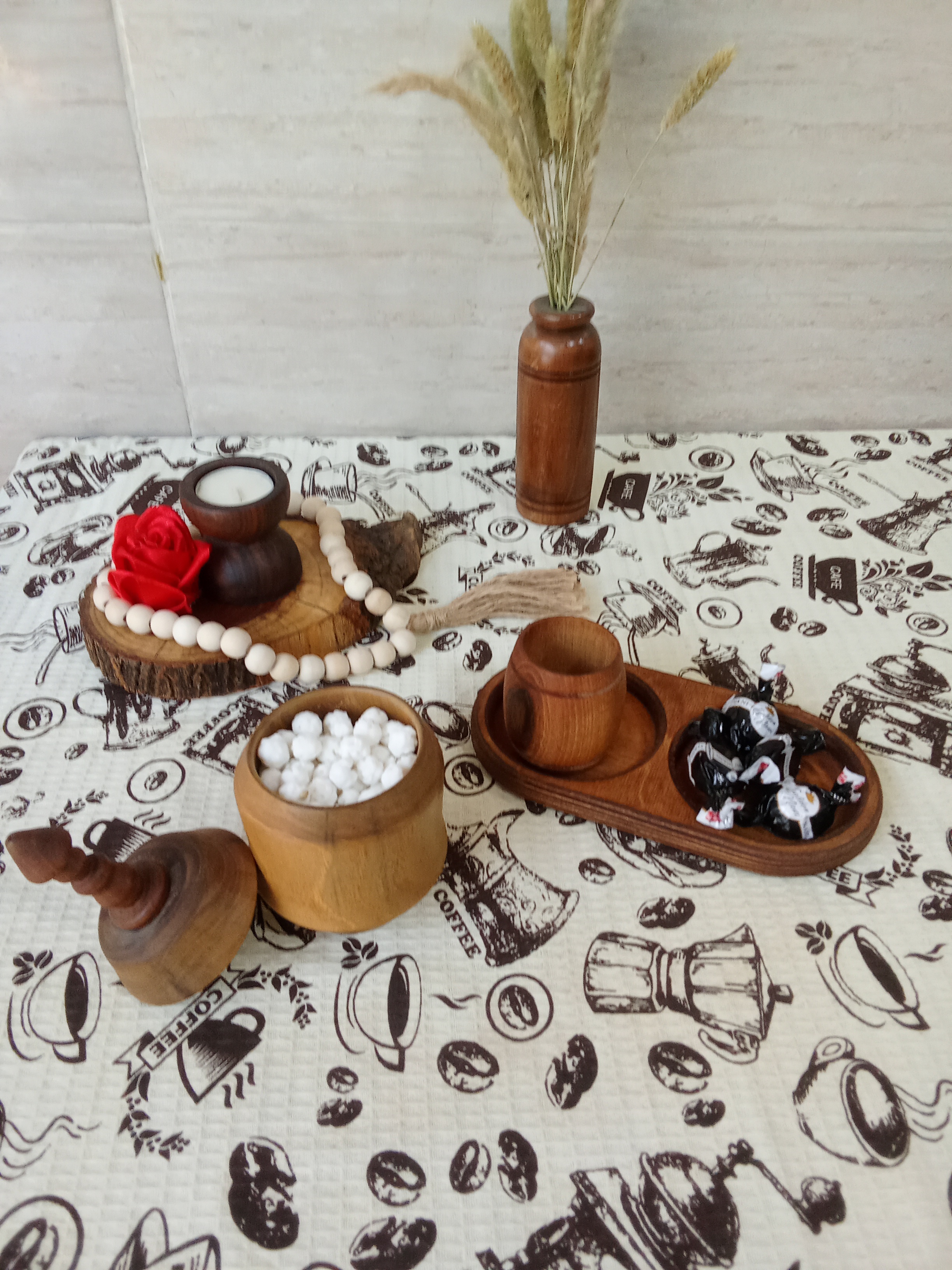 قندان چوبی