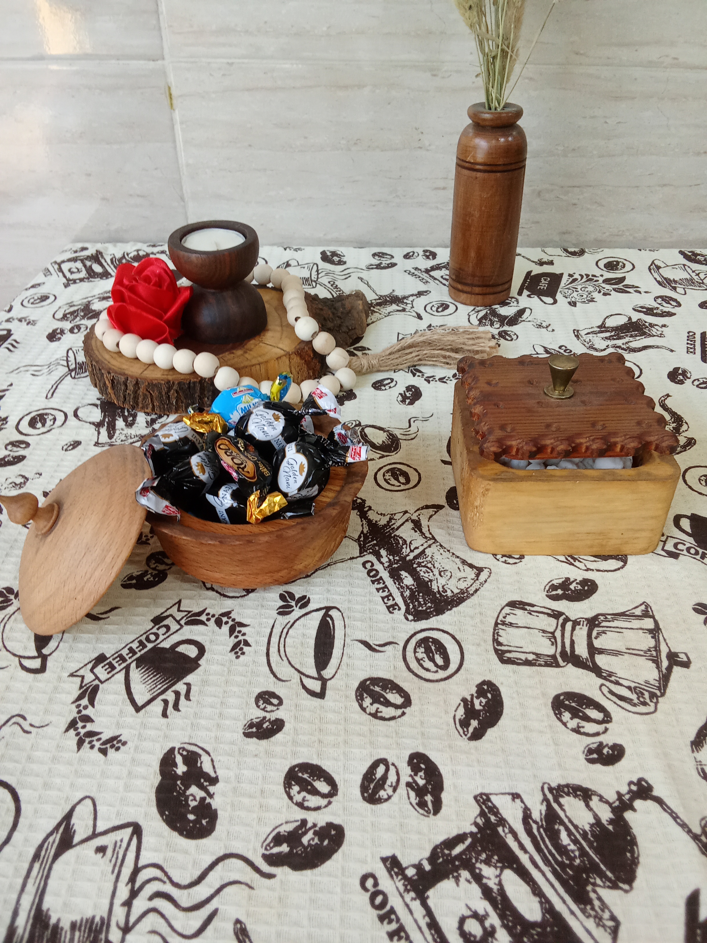 قندان چوبی