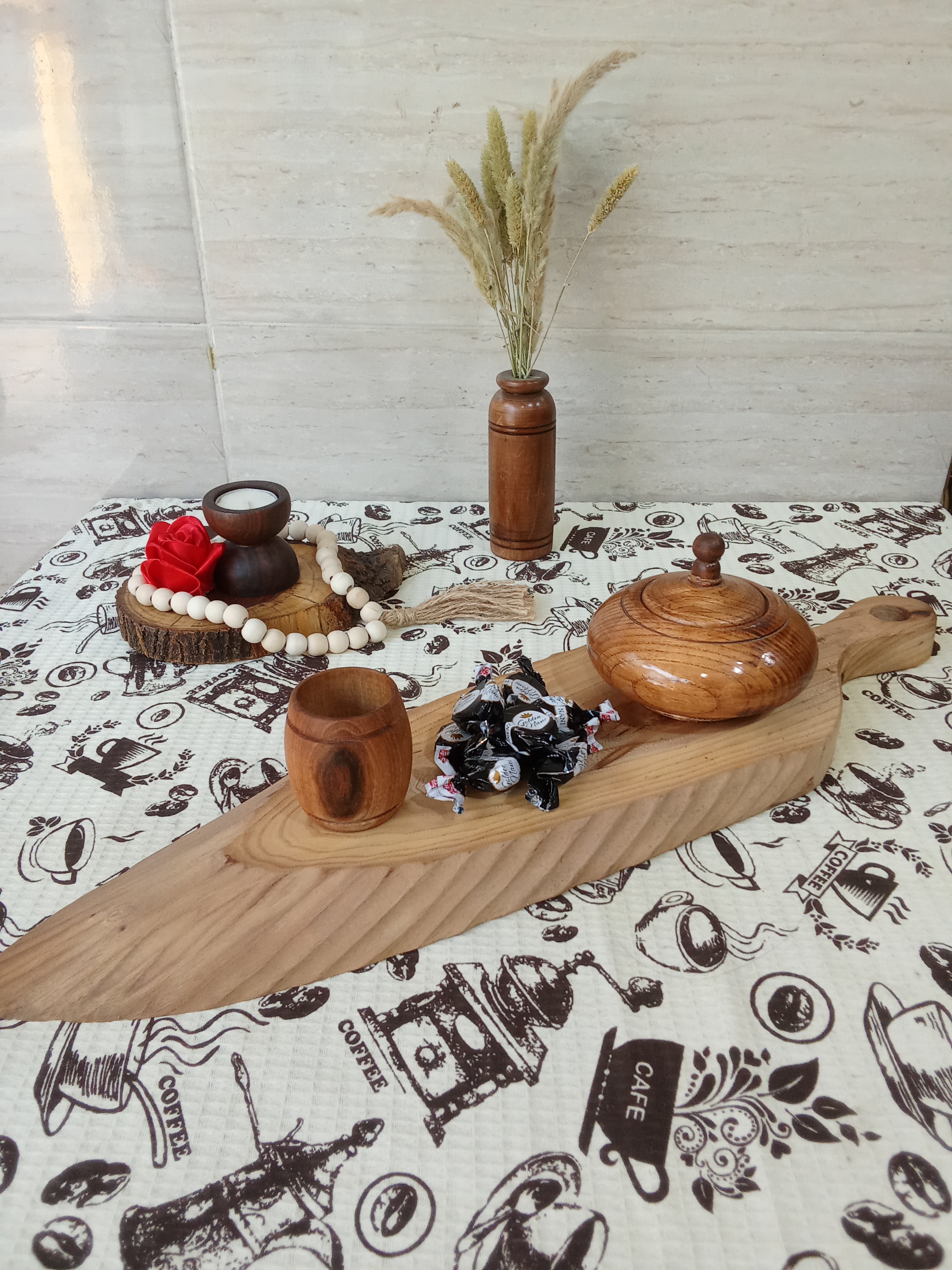 قندان چوبی