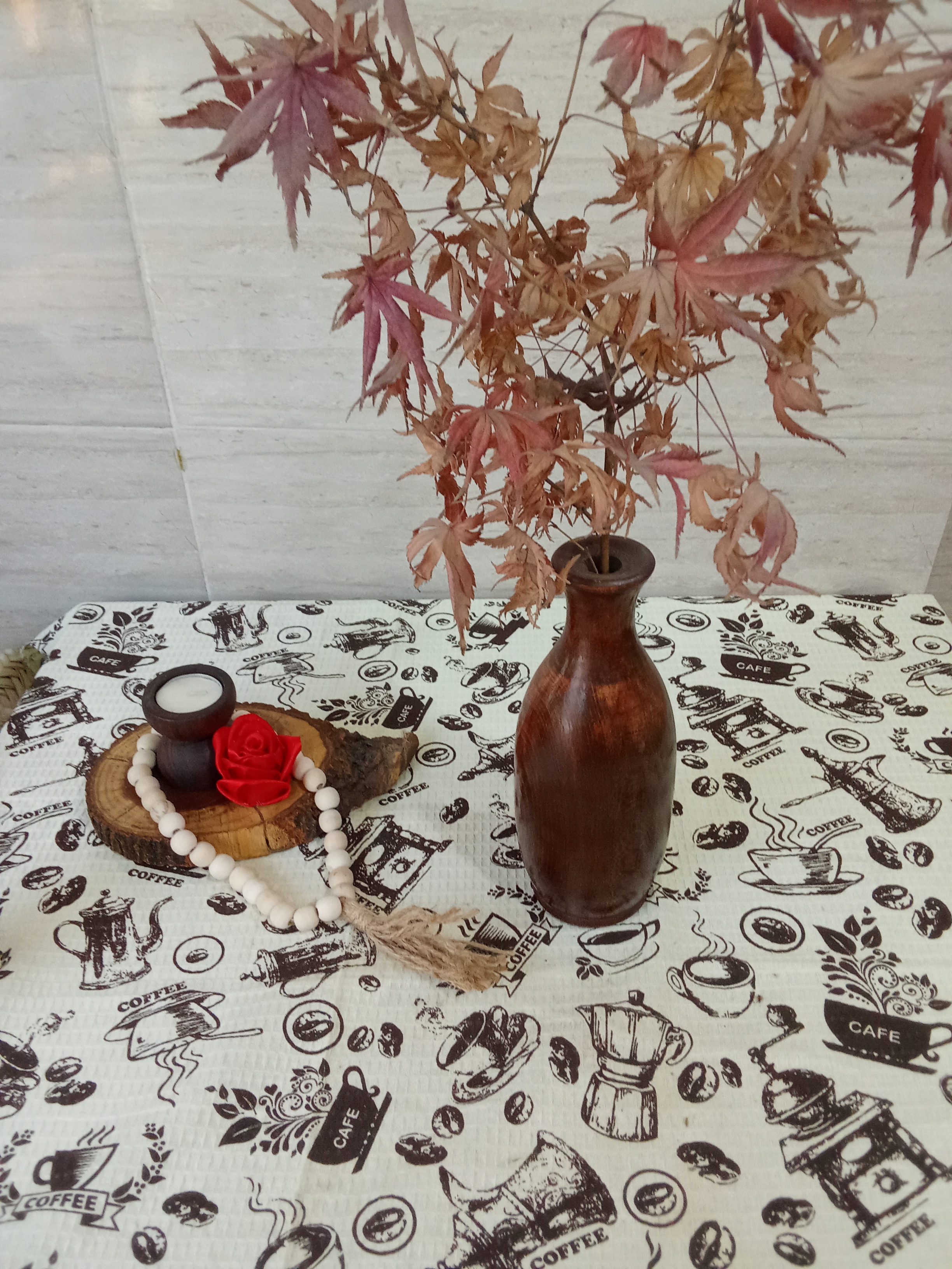 گلدان چوبی